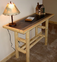 Log Sofa Table $300